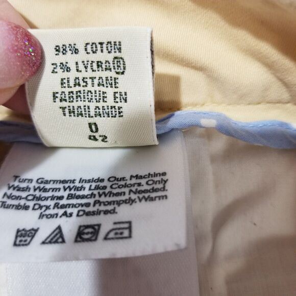 Eddie Bauer Pants Womens 12 Mercer Fit Khaki Wide Leg - Picture 6 of 12